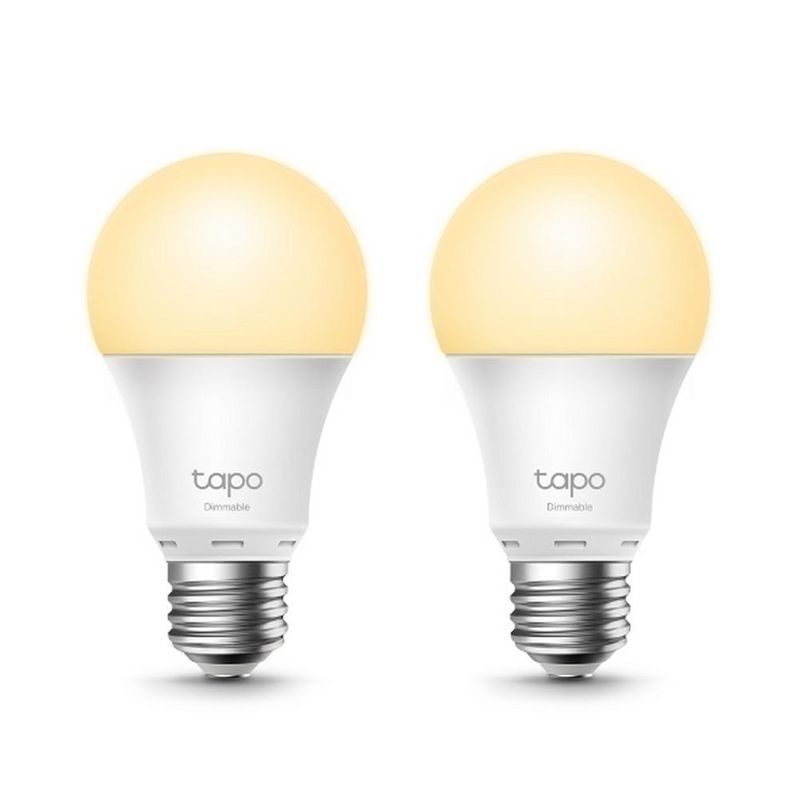 Set 2 becuri inteligente TP-Link Tapo L510E Wi-Fi – reglare intensitate, control din aplicație și vocal