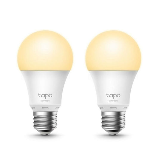 Set 2 becuri inteligente TP-Link Tapo L510E Wi-Fi – reglare intensitate, control din aplicație și vocal