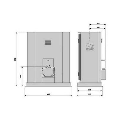 Smartsystem - BY-3500T – Automatizare pentru porti culisante grele