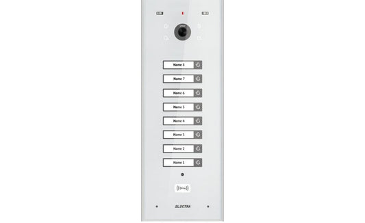 Panou video Electra 8 familii RFID IP44