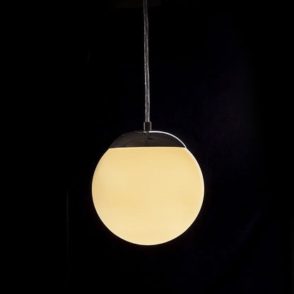 Pandativ baie sticla opal LED E27 IP44 | Corp iluminat suspendat