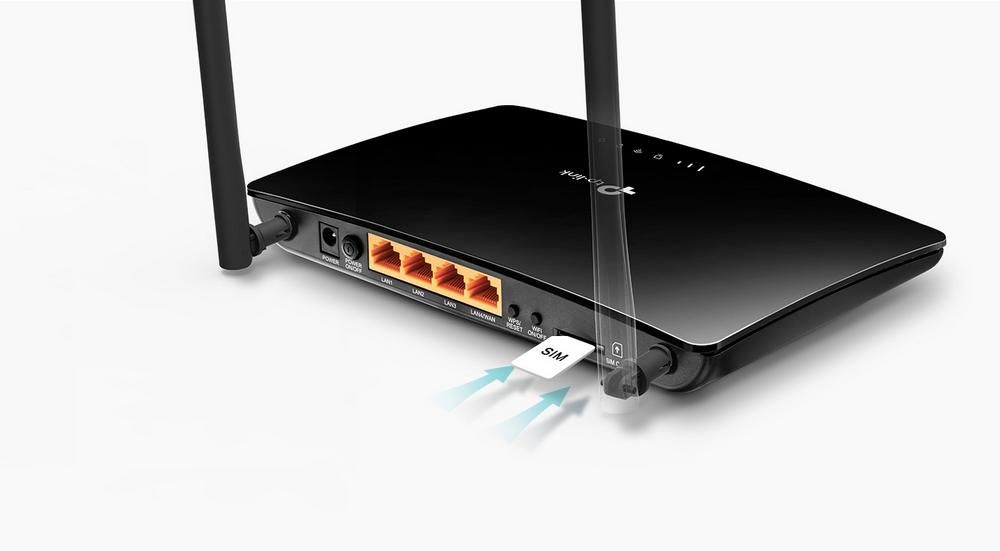 Router 4G LTE TP-Link TL-MR6400 cu Slot Nano SIM si WiFi