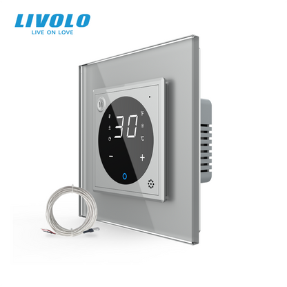 Termostat cu fir incalzire in pardoseala Livolo touchscreen