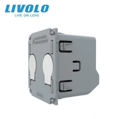 Modul intrerupator tactil dublu WiFi Livolo – fara panou sticla