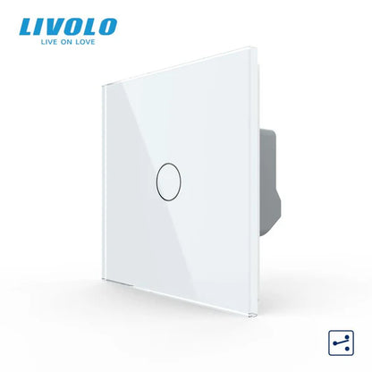 Intrerupator tactil Livolo cap scara cu panou sticla – generatia noua