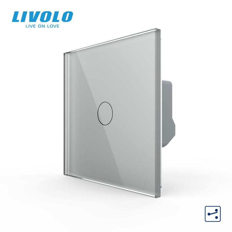 Intrerupator tactil Livolo cap scara cu panou sticla – generatia noua