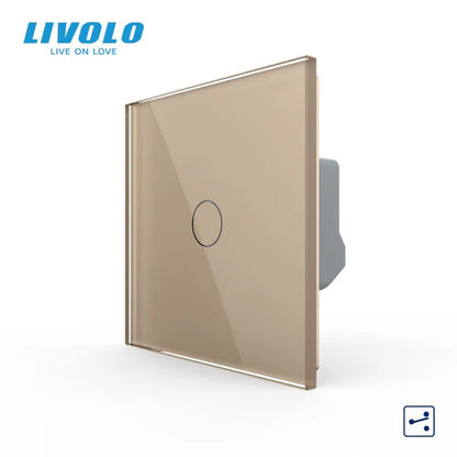 Intrerupator tactil Livolo cap scara cu panou sticla – generatia noua