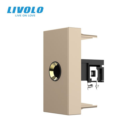 Modul priza microfon 1M Livolo – VL-FCPH-1WP