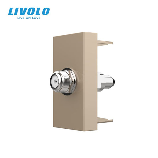 Modul priza TV Satelit 1M Livolo – VL-FCSL-1WP