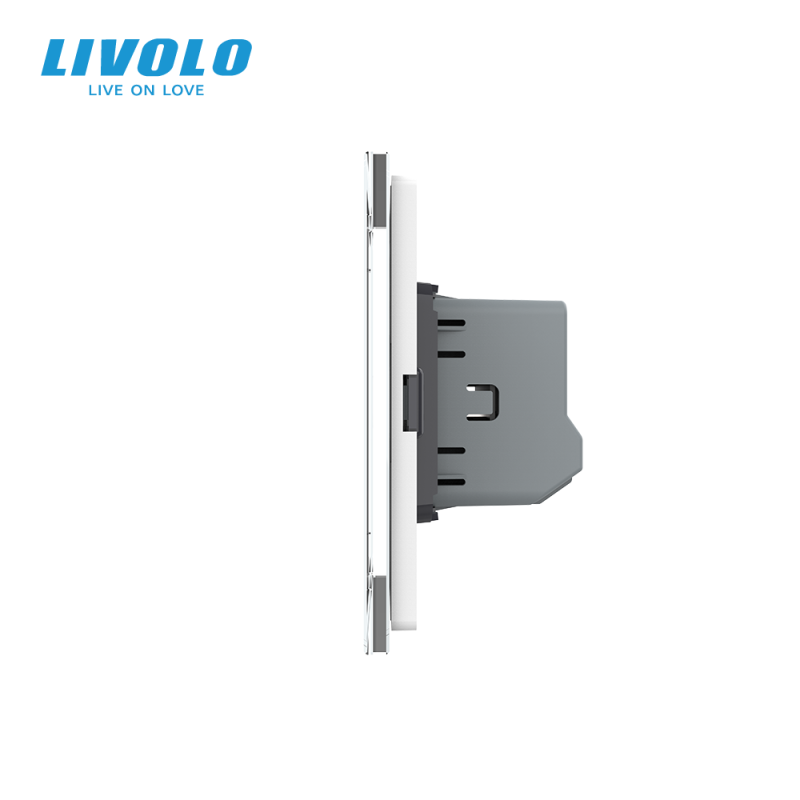 Intrerupator inteligent Livolo EC cap scara 3M cu panou sticla