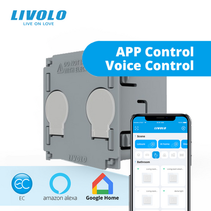Modul intrerupator draperii Livolo EC – control tactil generatia noua