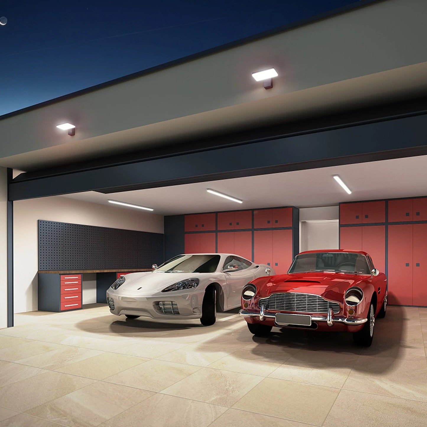 Lampa LED liniara industriala 60W IP65 TRIDENT PRO