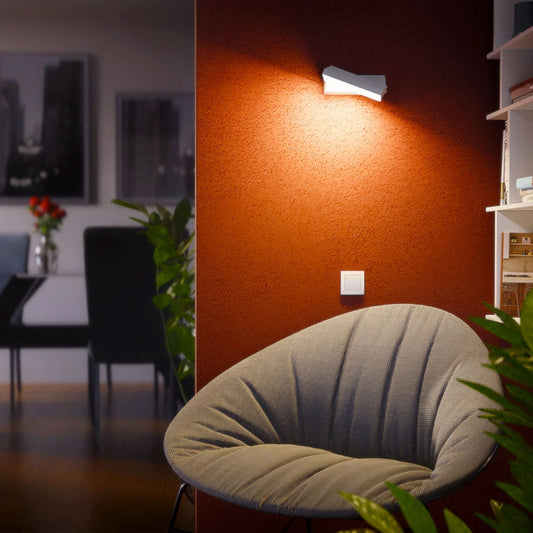Aplica LED exterior IP65 12W | Lumina sus jos | 3000K