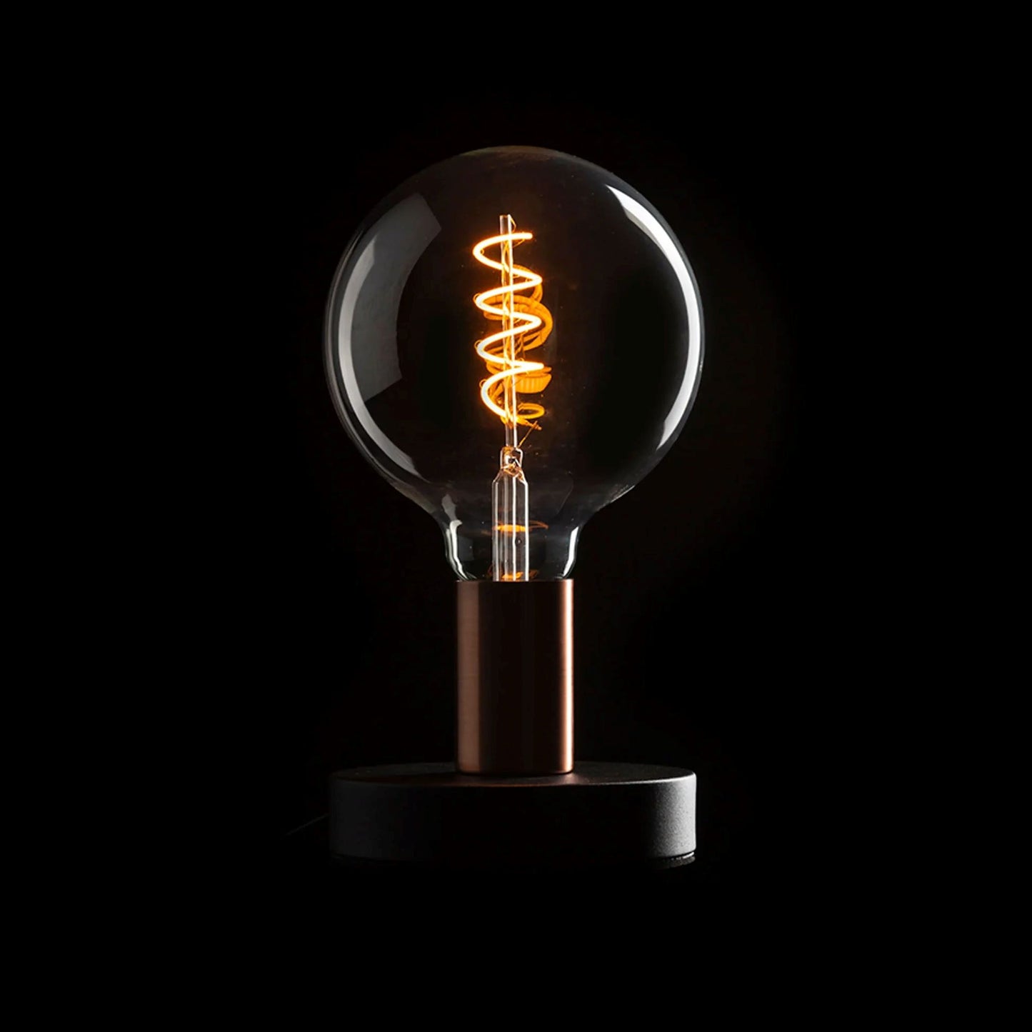 Lampa de masa ALGOT negru cupru E27 | Lampa decorativa moderna