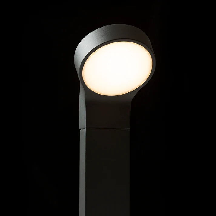 Bolard de exterior LED ELIA – aluminiu, difuzor opal, 3000K, antracit