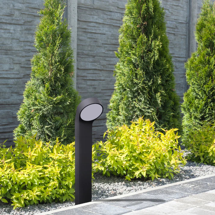 Bolard de exterior LED ELIA – aluminiu, difuzor opal, 3000K, antracit