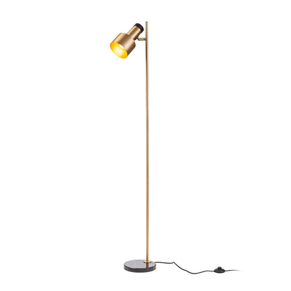 Lampadar DIVINA din alama cu decor marmura neagra