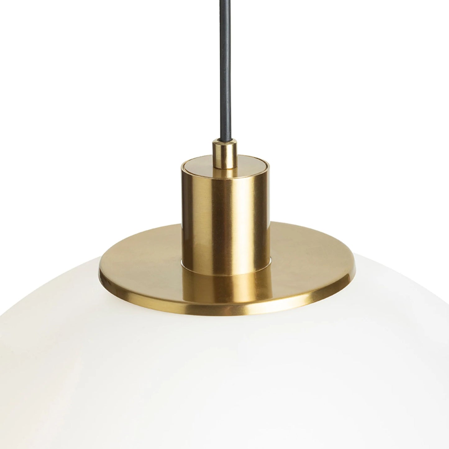 Smartsystem - Pendul din sticlă BOULDER 30 – sferă din sticlă opală, E27, design elegant