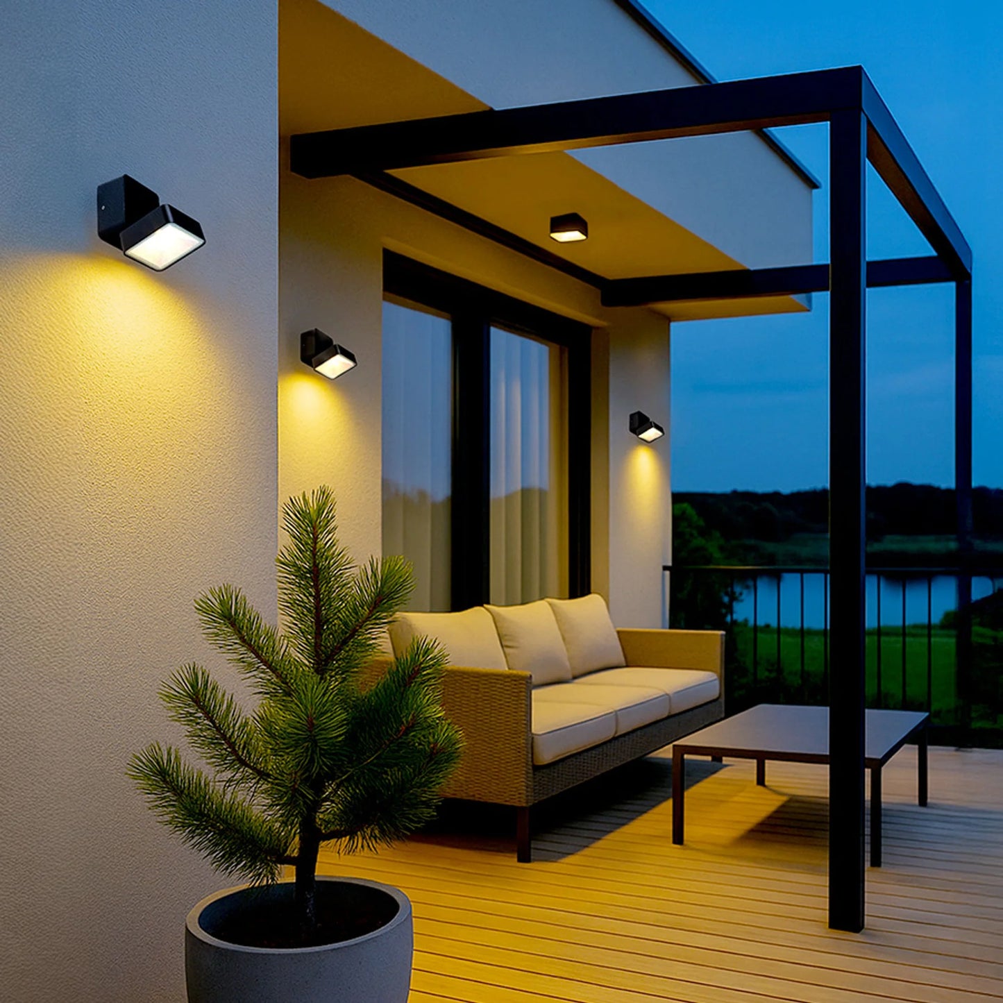 Spot LED exterior IP54 reglabil 6W 3000K