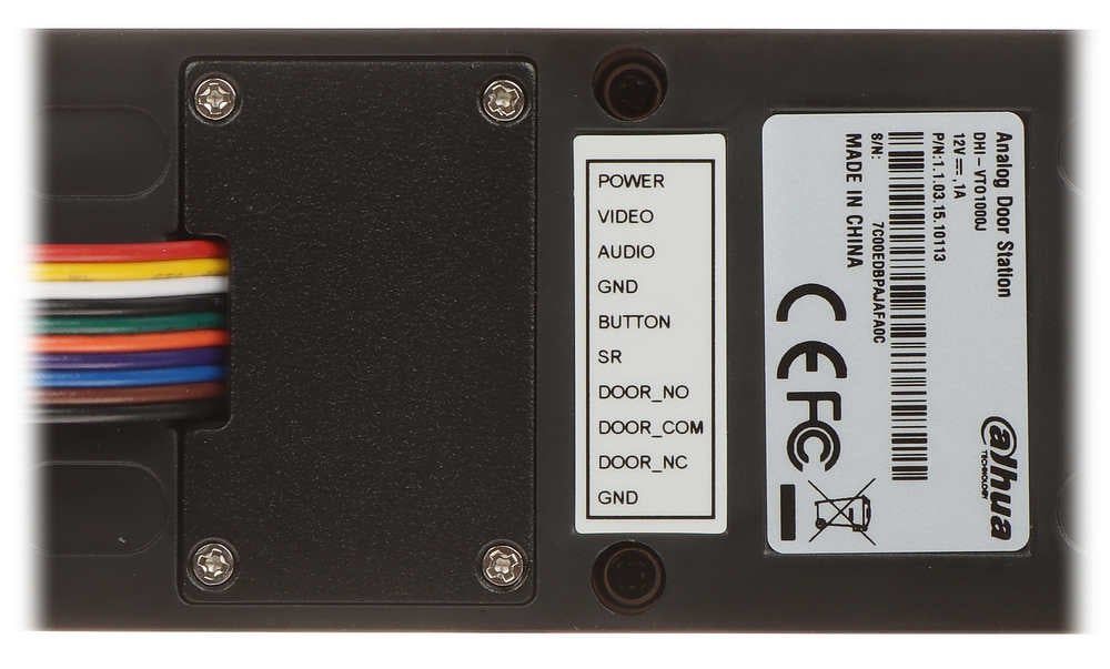 Videointerfon analogic Dahua KTA02 1 familie | Full Duplex hands-free