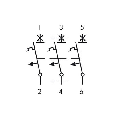 Siguranta modulara Schrack AM617316 C16A 3P 6kA