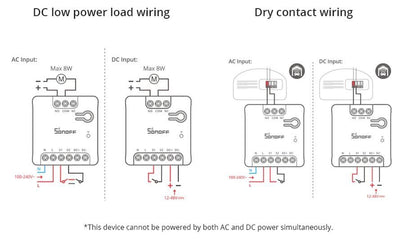 Releu Inteligent SONOFF MINI-D Matter cu Contact Uscat WiFi