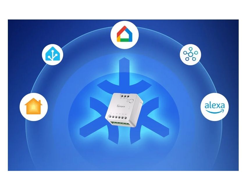 Releu Inteligent SONOFF MINI-D Matter cu Contact Uscat WiFi