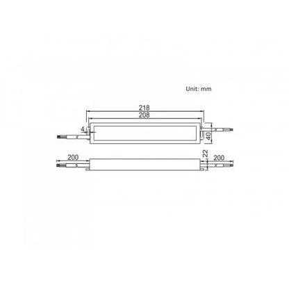 Sursa alimentare LED 12V 100W IP67 Scharfer profesionala