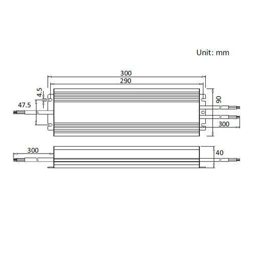 Sursa alimentare LED 12V 400W IP67 Scharfer profesionala
