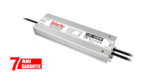 Sursa alimentare LED 12V 400W IP67 Scharfer profesionala