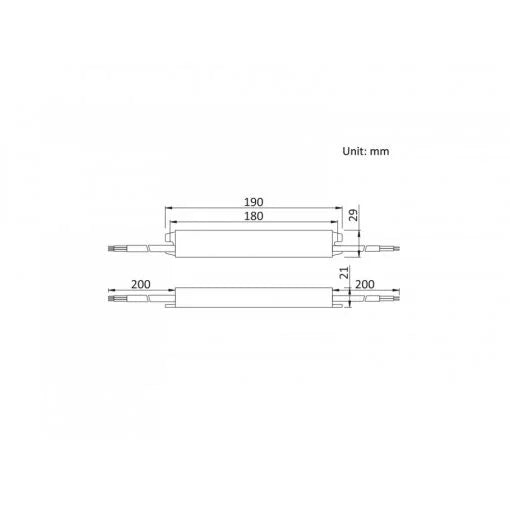 Sursa alimentare LED 12V 45W IP67 Scharfer profesionala