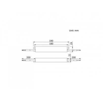 Sursa alimentare LED 12V 45W IP67 Scharfer profesionala