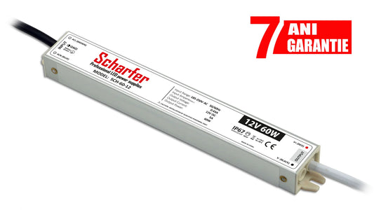 Sursa alimentare LED 12V 60W IP67 Scharfer profesionala