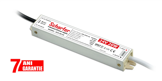 Sursa alimentare LED 24V 20W IP67 Scharfer profesionala