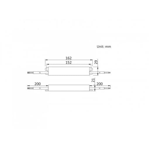 Sursa alimentare LED 24V 20W IP67 Scharfer profesionala