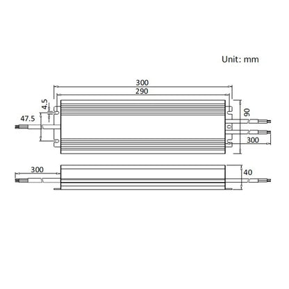 Sursa alimentare LED 24V 400W IP67 Scharfer profesionala