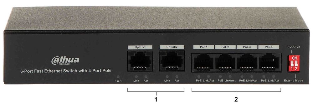 Kit videointerfon IP Dahua KTP01-S2(F) 2MP PoE 7 inch