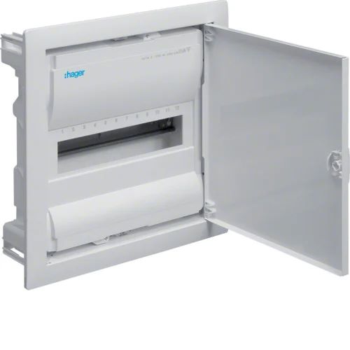 Tablou electric Hager 12 module incastrat usa metalica