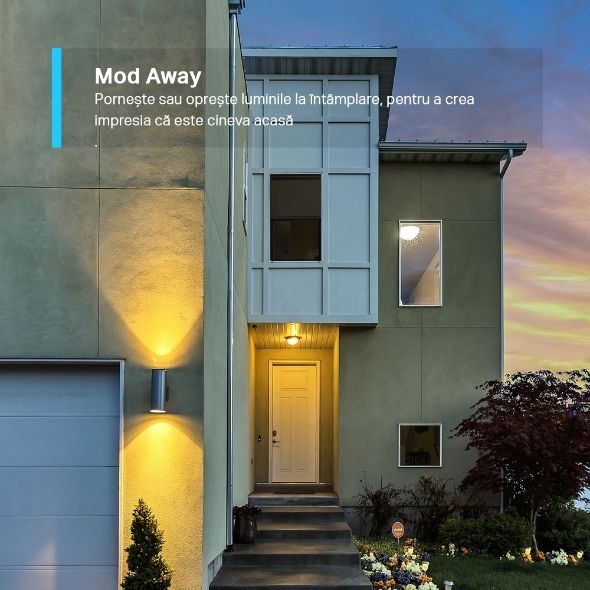 Smartsystem - Priză inteligentă Wi-Fi – control din aplicația Tapo, programare automată