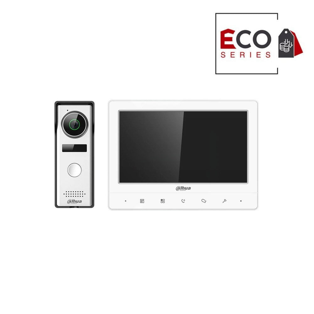 Kit videointerfon analog Dahua KTA02 cu monitor 7 inch