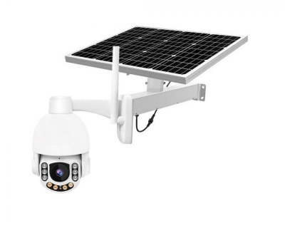 Camera SPEED DOME, 4G, cu panou solar, 100% independenta, SAF-4GPTZ-5-SOLAR, smartsystem.ro